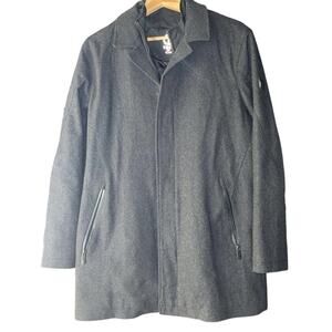 Tech by Tumi Wool Blend‎ Grey Men's Coat Size M